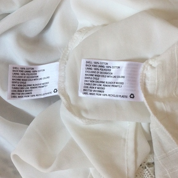 NWT 2 Piece Knox Rose Large Ivory Dress Blouse  Shirt Top Nightwear - Picture 16 of 16